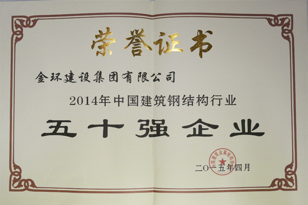 2014年度五十強企業(yè)